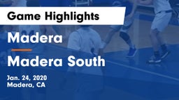 Madera  vs Madera South  Game Highlights - Jan. 24, 2020