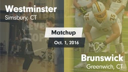 Matchup: Westminster High vs. Brunswick  2016