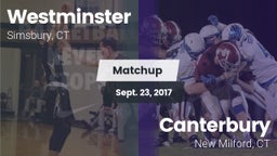Matchup: Westminster High vs. Canterbury  2017