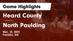 Heard County  vs North Paulding  Game Highlights - Nov. 14, 2023