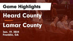Heard County  vs Lamar County  Game Highlights - Jan. 19, 2024