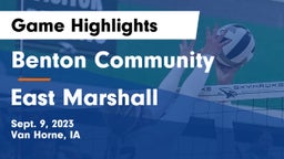 Benton Community vs East Marshall  Game Highlights - Sept. 9, 2023