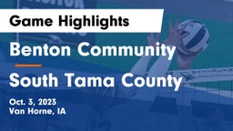Benton Community vs South Tama County  Game Highlights - Oct. 3, 2023