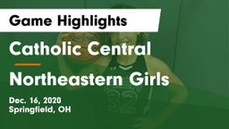 Catholic Central  vs Northeastern Girls Game Highlights - Dec. 16, 2020