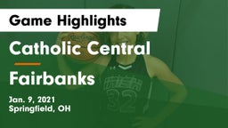 Catholic Central  vs Fairbanks  Game Highlights - Jan. 9, 2021