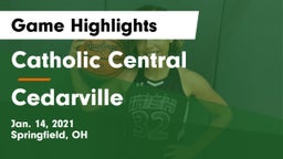 Catholic Central  vs Cedarville  Game Highlights - Jan. 14, 2021
