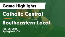 Catholic Central  vs Southeastern Local  Game Highlights - Jan. 20, 2021