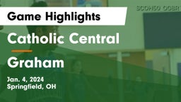 Catholic Central  vs Graham  Game Highlights - Jan. 4, 2024