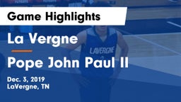 La Vergne  vs Pope John Paul II  Game Highlights - Dec. 3, 2019