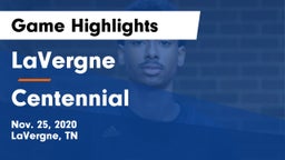 LaVergne  vs Centennial  Game Highlights - Nov. 25, 2020