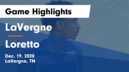 LaVergne  vs Loretto  Game Highlights - Dec. 19, 2020