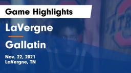 LaVergne  vs Gallatin  Game Highlights - Nov. 22, 2021