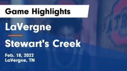 LaVergne  vs Stewart's Creek  Game Highlights - Feb. 18, 2022