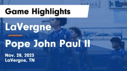 LaVergne  vs Pope John Paul II  Game Highlights - Nov. 28, 2023