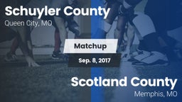 Matchup: Schuyler County vs. Scotland County  2015