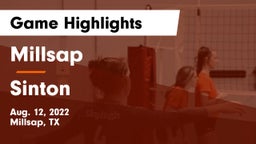 Millsap  vs Sinton  Game Highlights - Aug. 12, 2022