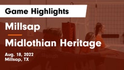 Millsap  vs Midlothian Heritage  Game Highlights - Aug. 18, 2022