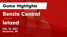 Benzie Central  vs leland Game Highlights - Feb. 25, 2021