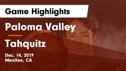 Paloma Valley  vs Tahquitz Game Highlights - Dec. 14, 2019