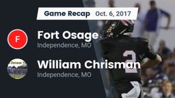 Recap: Fort Osage  vs. William Chrisman  2017