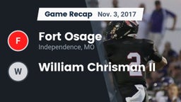 Recap: Fort Osage  vs. William Chrisman II 2017