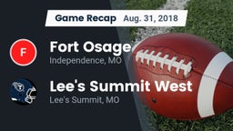 Recap: Fort Osage  vs. Lee's Summit West  2018