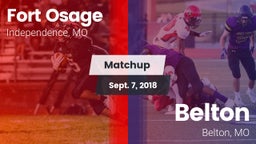 Matchup: Fort Osage vs. Belton  2018