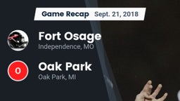 Recap: Fort Osage  vs. Oak Park  2018