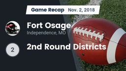 Recap: Fort Osage  vs. 2nd Round Districts 2018