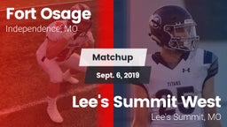 Matchup: Fort Osage vs. Lee's Summit West  2019