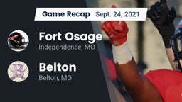 Recap: Fort Osage  vs. Belton  2021