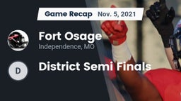 Recap: Fort Osage  vs. District Semi Finals 2021