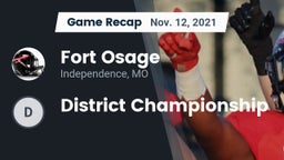 Recap: Fort Osage  vs. District Championship 2021