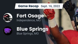 Recap: Fort Osage  vs. Blue Springs  2022