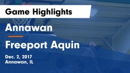 Annawan  vs Freeport Aquin Game Highlights - Dec. 2, 2017