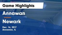 Annawan  vs Newark Game Highlights - Dec. 16, 2017