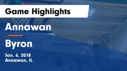 Annawan  vs Byron Game Highlights - Jan. 6, 2018