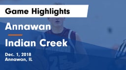 Annawan  vs Indian Creek Game Highlights - Dec. 1, 2018