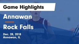 Annawan  vs Rock Falls Game Highlights - Dec. 28, 2018