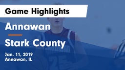 Annawan  vs Stark County Game Highlights - Jan. 11, 2019