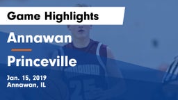 Annawan  vs Princeville Game Highlights - Jan. 15, 2019