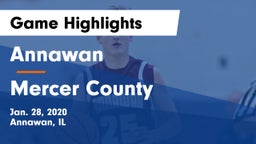 Annawan  vs Mercer County Game Highlights - Jan. 28, 2020