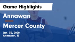 Annawan  vs Mercer County Game Highlights - Jan. 30, 2020