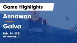 Annawan  vs Galva Game Highlights - Feb. 26, 2021