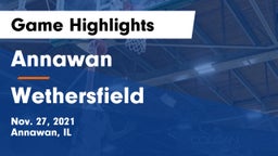 Annawan  vs Wethersfield Game Highlights - Nov. 27, 2021