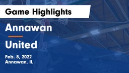 Annawan  vs United  Game Highlights - Feb. 8, 2022