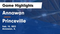 Annawan  vs Princeville Game Highlights - Feb. 15, 2022