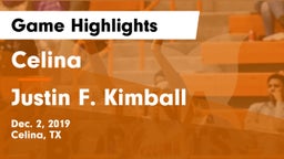 Celina  vs Justin F. Kimball  Game Highlights - Dec. 2, 2019
