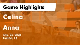 Celina  vs Anna  Game Highlights - Jan. 24, 2020
