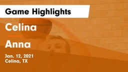 Celina  vs Anna  Game Highlights - Jan. 12, 2021